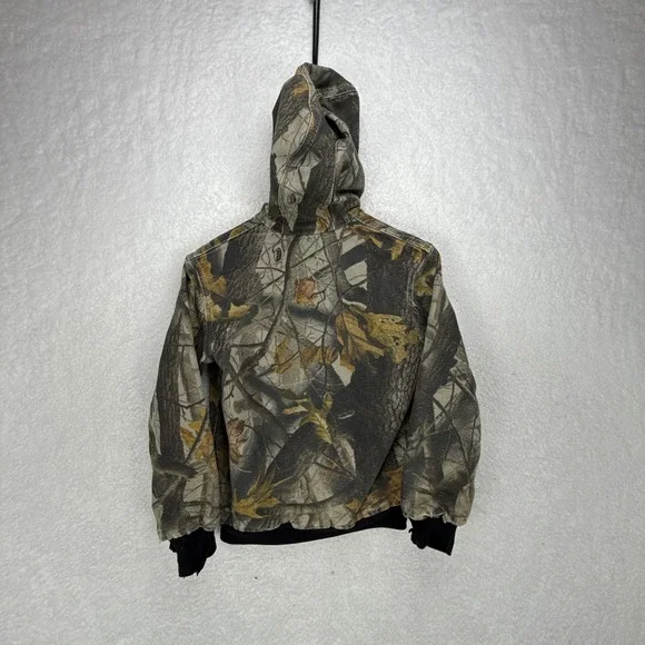Carhartt Active Hunting Jacket Thermal Lined Youth Large YYJ144 CMO Camo - Picture 2 of 12
